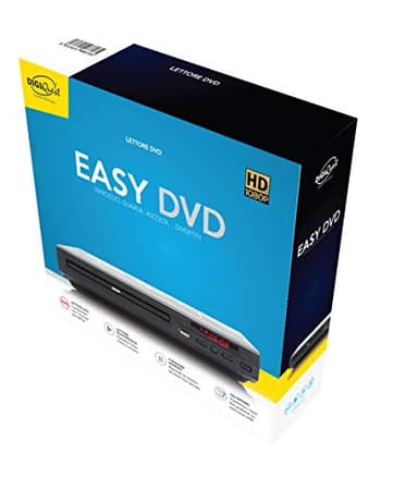 Digiquest Lettore Dvd Easy, riproduzione video,audio,immagini,trasferisci i file dal DVD alla memoria USB senza PC,riprendi la visione da dove l'hai lasciata anche dopo una interruzione di corrente