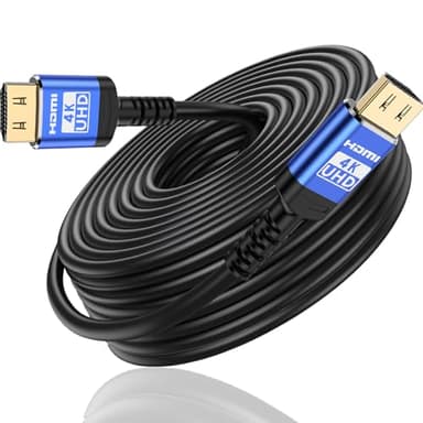 Adrenenjoyer 18Gbps Cavo HDMI 10 metri con connettori di presa, 4K Alta Velocità Ethernet 2.0 Cavo Flessibile, Supporto 4K@60Hz HDR,HDCP2.2,ARC,3D,CEC, per HDTV/PS4/3/Xbox/Monitor/Proiettore ecc