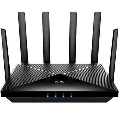 Cudy P5 5G AX3000 WiFi 6 CPE Router, Dual SIM 5G, Qualcomm Chipset, MU-MIMO, Antenne Staccabili, Blocco Banda, VPN, Zerotier, Cloudflare