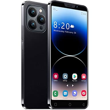 JtQtJ Smartphone Offerta del Giorno, 5.0" IPS Display, 16GB ROM 128GB Espandibili, Android 9.0, Dual SIM Dual Camera 3G/2G Economici Telefoni Mobile (i15Pro-Black)