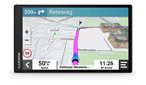Garmin DriveSmart 76 MTD, Navigatore GPS per Auto, Display 7", Touchscreen, Mappa Europa, Traffico Digitale