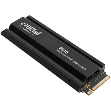Crucial P310 SSD 2TB PCIe Gen4 NVMe M.2 PS5 SSD Interno Gaming con Dissipatore, Fino a 7100 MB/s, Compatibile con PlayStation 5, Notebook e PC Desktop, Hard Disk SS, CT2000P310SSD5-01