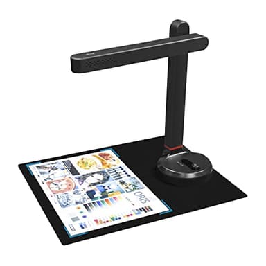 NETUM Fotocamera per documenti ad alta velocità, scanner intelligente per documenti con OCR A4, obiettivo 13 Mega-Pixel con luci a LED Scanner regolabile e portatile per ufficio, aula, SD-3000NC
