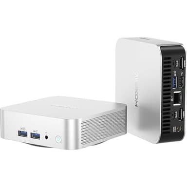GEEKOM A6 Mini PC, AMD Ryzen 7 6800H (fino a 4,7 GHz), AMD Radeon 680M, 32GB DDR5 1TB SSD, WiFi 6E, BT5.2, USB4 x 2, 4K Quad Display, Windows 11 Pro, Mini PC Desktop Design Compatto in Alluminio