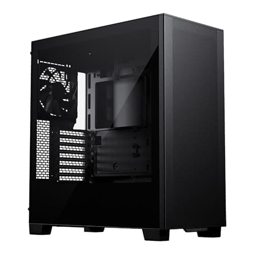 Phanteks XT Pro, chassis gaming mid-tower, mesh ad alte prestazioni di flusso d'aria, finestra in vetro temperato, 1 ventola 120 nera inclusa,Nero, PH-XT523P1_BK01