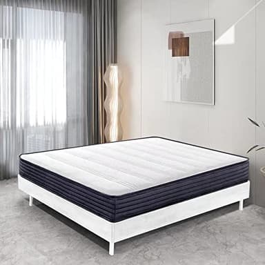 IZTOSS Materasso Matrimoniale 160x190,Alto 20 cm,Traspirante e Confortevole,Antiacaro, Anallergico e Antibatterico morbido, colore misto
