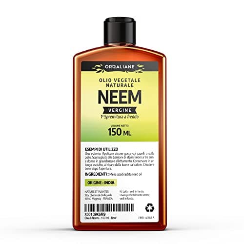 Olio di Neem 150 ml - 100% Puro e Spremuto a Freddo - Olio Multi-Uso