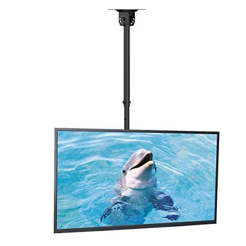 Suptek Staffa per TV a soffitto per LCD da 26-65 pollici con Schermo Piatto al Plasma a LED. Supporto per TV da Soffitto Regolabile in Altezza MC4602