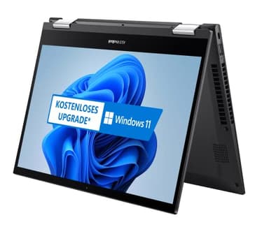 Asus Vivobook Flip 14 Convertibile 2 in 1 | Touch screen Full HD da 14.0" | Intel Core i5-1135G7 | 8GB RAM | 512GB SSD | Intel Iris Xe Max | Windows 10 | Tastiera QWERTZ | Nero | +32GB