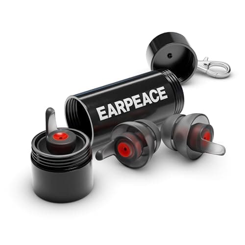EarPeace Tappi Orecchie Moto Originali per la Riduzione del Rumore - Tappi cera Orecchie - Riutilizzabili, Protezione Dell'udito ad per Moto - Tappi Orecchie Lavoro - Riduzione del Rumore a 26 db