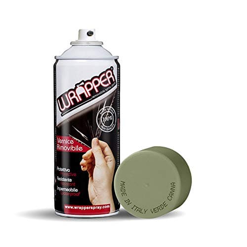 Wrapper Spray Vernici Rimovibili Camouflage, Verde Canna