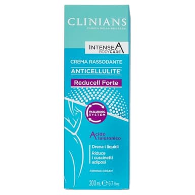 CLINIANS | Intense A Reducell Forte, Anticellulite, Rassodante, Dermatologicamente Testato, Made in Italy, 200 ml