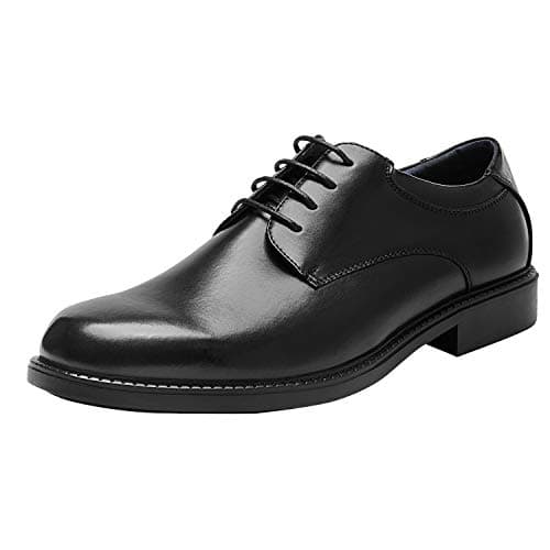 Bruno Marc Scarpe Uomo Eleganti Basse Vintage PU Stringate Derby Scarpe Oxford Nero DOWNING-02 Taglia 44.5EU/11US