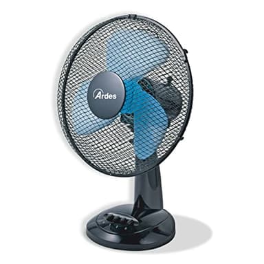ARDES - Ventilatore da Tavolo Ardes 30 cm 3 Pale Oscillante con Inclinazione Regolabile Ventilatore Ardes 3 Velocità Silenzioso Modello Easy 30 AR5EA30