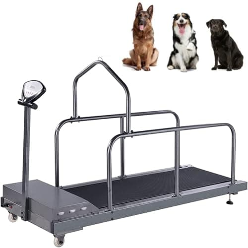 Tapis roulant per cani, tapis roulant per cani di grossa taglia, tapis roulant per cani, range di velocità 0,8-6 km/h, selezione multipla, carico massimo 80 kg, per cani di taglia grande/media