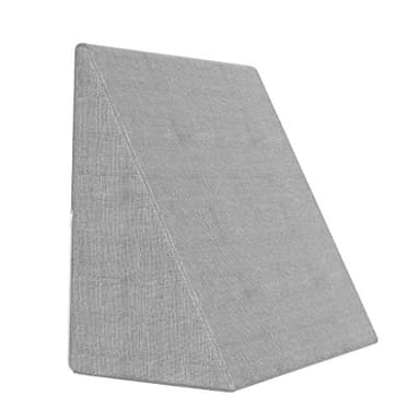 bonmedico Cuscino a Cuneo ﻿﻿- Guanciale Lombare Cervicale Ergonomico Antireflusso - Schienale Ortopedico Alzagambe in Memory Foam per Dormire e Leggere