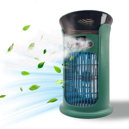 Ventilatore portatile per condizionatori d'aria, con alimentazione USB, mini refrigeratore personale, ventilatore di raffreddamento ultra silenzioso per famiglia, viaggi, ufficio