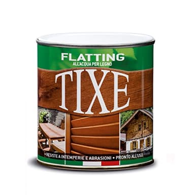 Tixe 632301 Flatting per Legno all'Acqua Vernice Lucido 250 ml