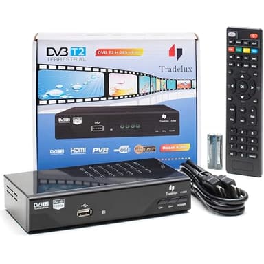 Decoder Dvb T2 Ricevitore Digitale Terrestre 2024 Mpeg 4 Full Hd 1080p Hevc H265 Main 10 10 Bit Lista Canali Numerata Registrazione Usb Telecomando Solidale 2 In 1 Leggete Le informazioni