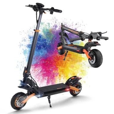 kukirin Monopattino Elettrico Adulto, Scooter Elettrico Pieghevole,Motore da 500W,Batteria da 48V15.6AH,Autonomia di 60 km,Carico Massimo 150KG,10 Pollici Ruote-G2 PRO