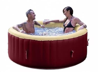 Zefiro - SPA Idromassaggio Gonfiabile Riscaldato Leisure IV | 4-6 Persone |130 Getti| Acqua Fino 40° | Pompa Integrata Super Silenziosa | Tutti Accessori Inclusi| 208x65 cm | 1000 L | NOVITA