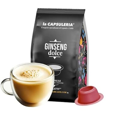 GINSENG DOLCE (80 Capsule) compatibili con Bialetti (anche con modello Gioia e macchine con chip)