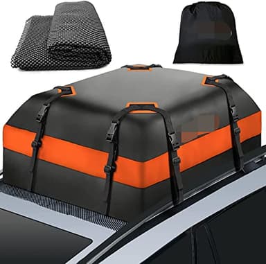 REIJAX Box Tetto Auto per Audi Q5 2017-2023, Borsa da Tetto per Auto Pieghevole Impermeabile per Viaggi e Trasporto Bagagli