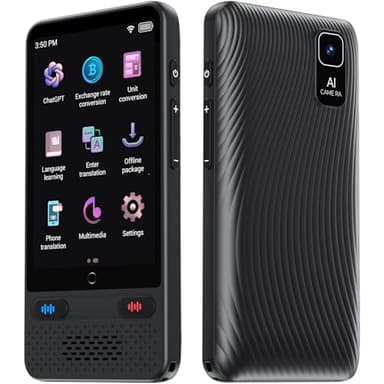 OYWHBC Traduttore Vocale Istantaneo, Traduttore Simultaneo Vocale Ai con 138 Lingue Online /18 Lingue Offline(Italiano Offline), 5 Megapixel, Autonomia Ultra Lunga, Adatto per Viaggi e Affari