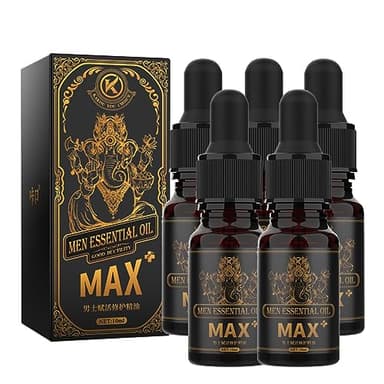 Olio per l'ingrandimento del pene Ispessimento del pene Aumento della crescita Big Dick Ingrandire per gli uomini Erezione migliorata Ritardo Eiaculazione Big Cock Oil, 10ml (5PCS)