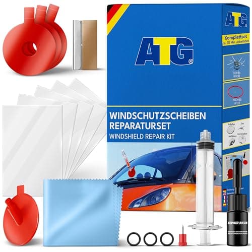 ATG Kit Riparazione Parabrezza Auto - Ripara parabrezza auto - Kit riparazione vetro auto - Kit Parabrezza auto - Colla per vetri auto - Ripara vetro - Colla per parabrezza auto - Colla parabrezza