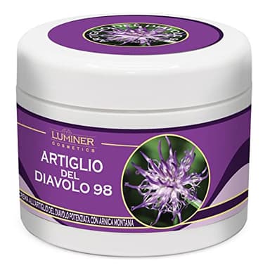 Artiglio del Diavolo Extra Forte Pomata 500ml, Crema Artiglio del Diavolo e Arnica per Massaggi ad Articolazioni e Muscoli, Formula Naturale Concentrata ad Azione Rapida Made In Italy LUMINER