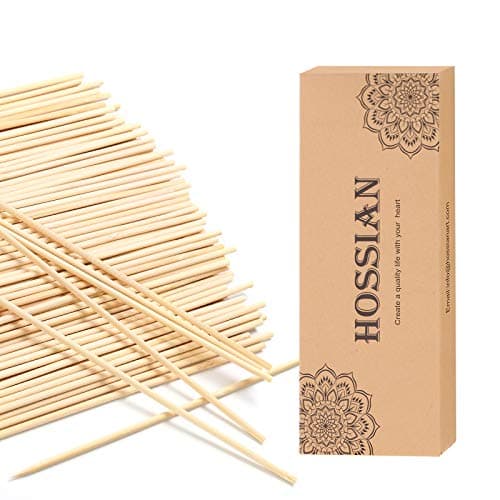 Hossian. Set di 100 bastoncini Reed Diffusore - Rattan-Reed Sticks -Diffus Bottiglie di vetro-Ricariche per diffusori- Spa-Aromaterapia, (6.69''(17cm))
