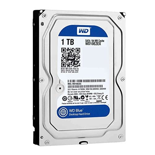 Western Digital WD10EZEX - Disco rigido WD 1TB Blue, 64 MB, 7200 RPM, SATA 6Gb/SEC (Ricondizionato)