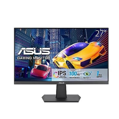 ASUS VA27EHF Eye Care Monitor Gaming 27” pollici, IPS Full HD, Frameless, 100Hz, Adaptive-Sync, 1ms MPRT, HDMI, Filtro Luci Blu, Anti-sfarfallio, Montabile a parete, Nero