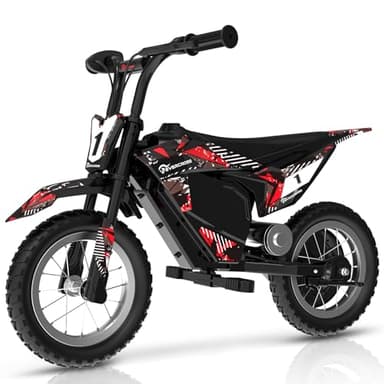 EVERCROSS EV13M Motocicletta Elettrica per Bambini, E-Moto da 150 W, Modalità Velocità 8/16 km/h e Motocicletta Elettrica a Lungo Raggio da 10 km, Moto Cross da 12'' per bambini da 3 a 12 anni