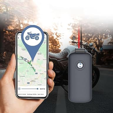 GPS Localizzatore Tracker per Auto Moto, Allarme Antifurto, Recinzione Elettronica, Tracciamento del Percorso, SIM Card Integrata, 10S Posizionamento in Tempo Reale, Allarmi Multipli