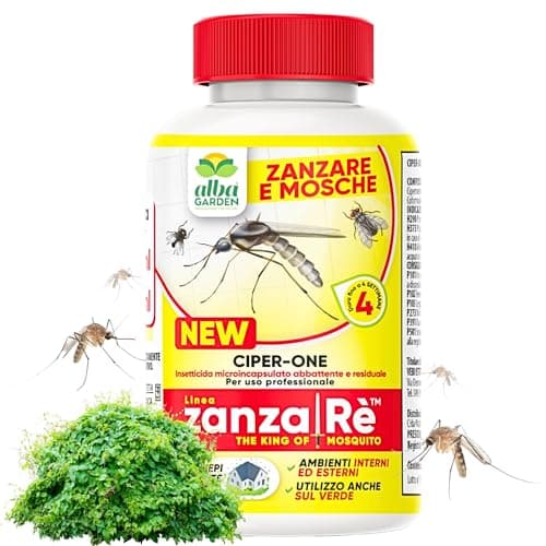 Albagarden - Insetticida Antizanzare Giardino Concentrato - Insetticida per Esterno E Interno contro Zanzare Comune e Zanzara Tigre - Barriera Anti Zanzare x 250 ml