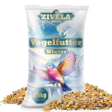 25 kg di mangime per uccelli selvatici, mangime per uccelli selvatici, mangime per uccelli selvatici, mangime per uccelli selvatici, miscela di alta qualità, mangime per uccelli selvatici, 25 kg
