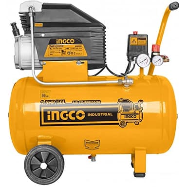 Ingco AC255081E Compressore Aria 50 Litri Lt 8 Bar 1 Kw Professionale
