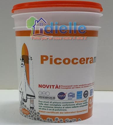 PICOCERAMIX NANOSFERE DI CERAMICA SOTTILI ADDITIVO PITTURA PER ISOLAMENTO TERMICO 400gr