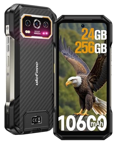 Ulefone Armor 27 Telefono Indistruttibile,Android 14 Cellulare 24GB+256GB/SD-2TB Smartphone Robusto 10600mAh/33W, 64MP+50MP+50MP Fotocamera FHD+ 6,78 Pollici 120Hz, IP68 Telefono 4G Dual SIM/NFC/GPS
