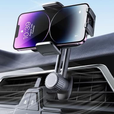 Porta Cellulare Auto Supporto Telefono: [Funzionamento con una mano] Supporto Cellulare per Bocchette D'aria Dell'Auto, 360° di Rotazione Portacellulare Macchina per iPhone/Samsung/Huawei/Xiaomi, ecc