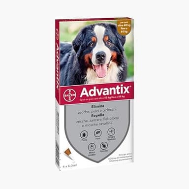 advantix Spot-ON per Cani Oltre 40 kg Fino a 60 kg - Offerta 3 Confezioni
