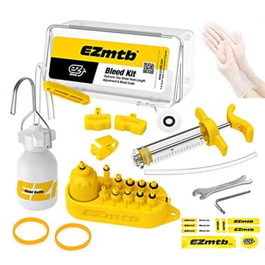JiangLin Kit Spurgo Freni per Shimano, Kit Spurgo Freni sram Kit di Sfiato Dei Freni per Bicicletta per Shimano, MAGURA, TEKTRO, Serie SRAM Olio per Freni a Disco Idraulico Universale