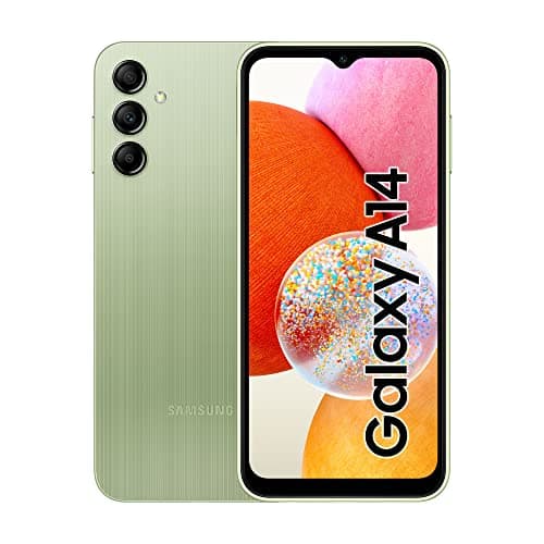 Samsung Galaxy A14 Smartphone Android, Display LCD FHD+ 6.6", 4GB RAM, 64GB Memoria Interna Espandibile, Batteria 5.000 mAh, Light Green, Versione Italiana