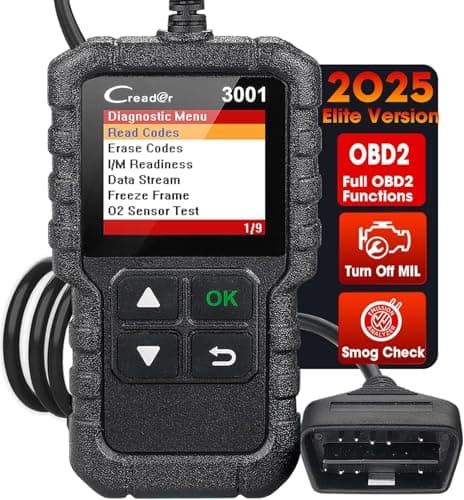 LAUNCH Creader 3001 OBD2 Diagnosi Auto, Spia Motore di Controllo, Lettore di Codici, Cancellazione Codici di Errore, Ricerca DTC, Dati in Tempo Reale, Compatibile con i Protocolli OBDII