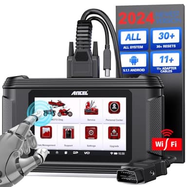 ANCEL MT500PLUS Moto Strumento Diagnostico per Suzuki Kawasaki BMW Yamaha Honda Ducati Triumph KTM moto, Motore Metro Sistema diagnostico con servizio Reset, OBD2 Moto Scanner - MIL disabilitare