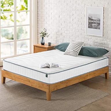 Zinus Materasso 140 x 200 cm – Grado di durezza H2-H3 – Altezza 20 cm – Certificato Öko-Tex – Materasso in memory foam e molle con rivestimento in fibra trapuntata – Materasso ibrido