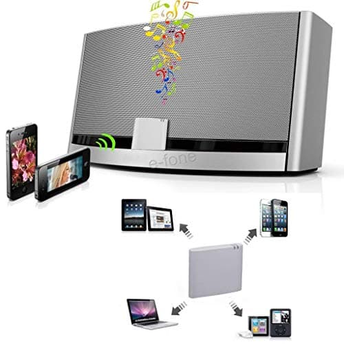 DIVISTAR gse Bluetooth A2DP Music Audio Receiver Adapter per Bose Sounddock e 30-Pin iPod/iPhone Dock Speaker