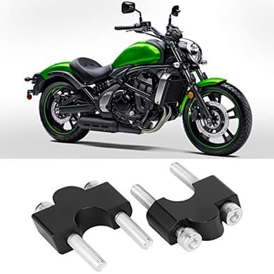 Adattatore per Manubrio Top Fixed Clamp Wide Risers Sostituzione per Kawasaki Vulcan S 650 VN650 2015-2018 2020 Vulcan S Riser Manubrio Vulcan Riser Kawasaki